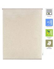 Estor enrollable traslúcido lino Blackout Vera