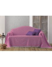 Colcha multiusos estrella sofa fucsia
