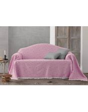 Colcha multiusos estrella sofa rosa